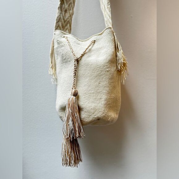 XL Minamalistic Wayuu mochila bags Columbian Woven crossb… - Picture 2 of 7